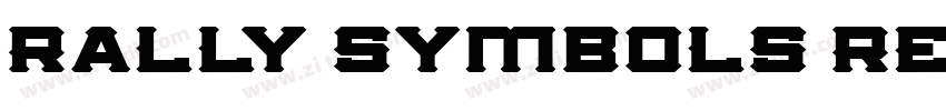 Rally Symbols Regula字体转换